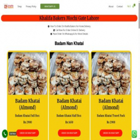 Скриншот главной страницы сайта khalifabaker.com