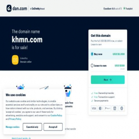 Скриншот главной страницы сайта khmn.com