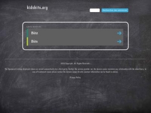 Скриншот главной страницы сайта kidsbits.org