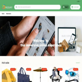 Скриншот главной страницы сайта kiight.com