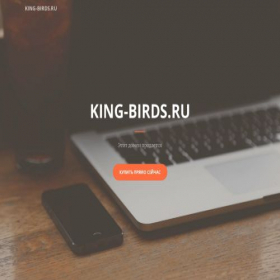 Скриншот главной страницы сайта king-birds.ru