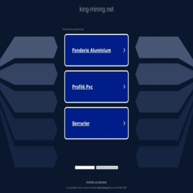 Скриншот главной страницы сайта king-mining.net