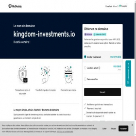 Скриншот главной страницы сайта kingdom-investments.io