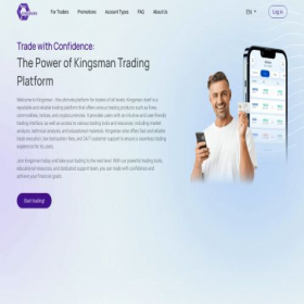 Скриншот главной страницы сайта kingsmans.net