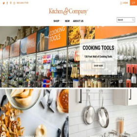 Скриншот главной страницы сайта kitchenandcompany.com