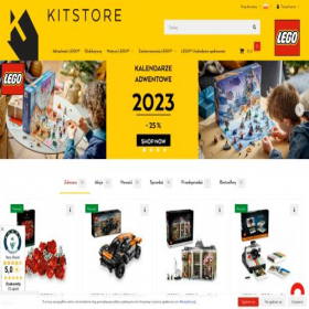 Скриншот главной страницы сайта kitstore.pl