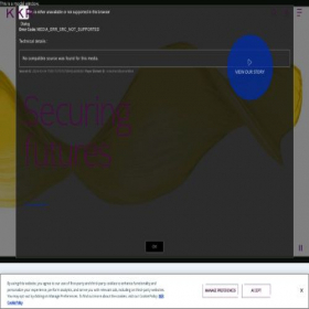 Скриншот главной страницы сайта kkr.com