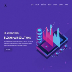 Скриншот главной страницы сайта klapbit.co