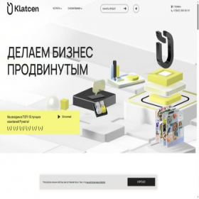 Скриншот главной страницы сайта klatcenklatcen.ru