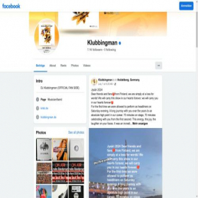 Скриншот главной страницы сайта klubbingman.de