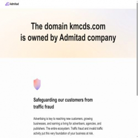 Скриншот главной страницы сайта kmcds.com