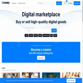 Скриншот главной страницы сайта kodeby.com