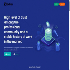 Скриншот главной страницы сайта kodenv.com