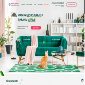 Скриншот главной страницы сайта kogtedralka.ru