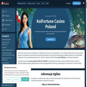 Скриншот главной страницы сайта koifortunes.pl