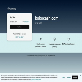 Скриншот главной страницы сайта kokocash.com