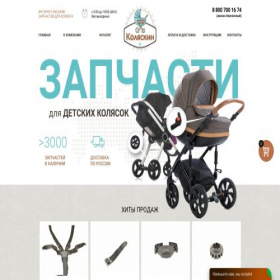 Скриншот главной страницы сайта kolaskin.ru