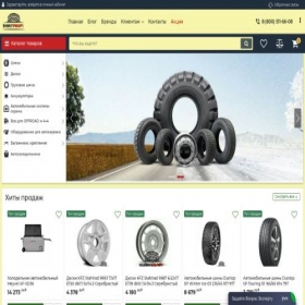 Скриншот главной страницы сайта kolesa-profishina.online