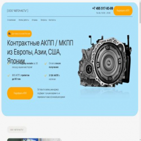 Скриншот главной страницы сайта kolesa38.ru
