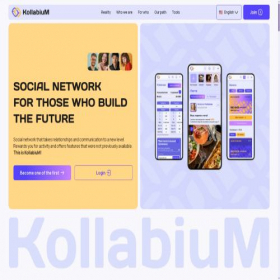 Скриншот главной страницы сайта kollabium.com