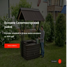Скриншот главной страницы сайта kolodec-solnechnogorsk.ru