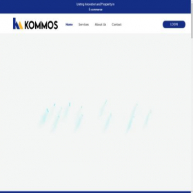 Скриншот главной страницы сайта kommos.net