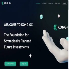 Скриншот главной страницы сайта kong-gx.com