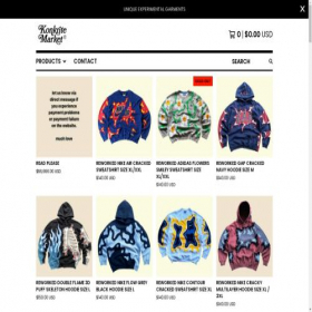 Скриншот главной страницы сайта konkritemarket.com