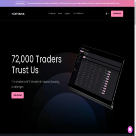 Скриншот главной страницы сайта kortanafx.com