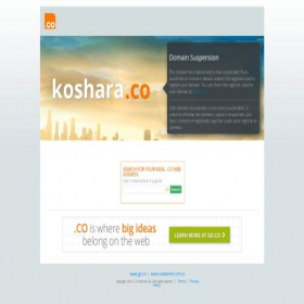 Скриншот главной страницы сайта koshara.co