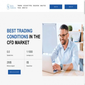 Скриншот главной страницы сайта kotis-solution.com