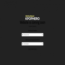 Скриншот главной страницы сайта kpophero.com