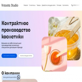Скриншот главной страницы сайта krasotka-samara.ru