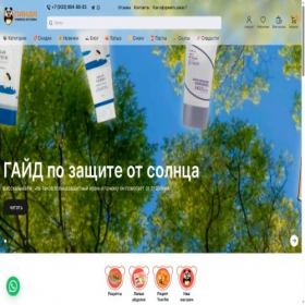 Скриншот главной страницы сайта kraspanda.ru