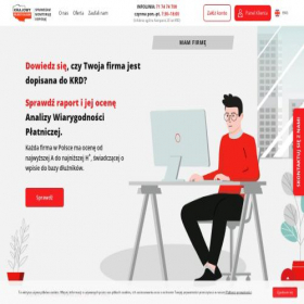 Скриншот главной страницы сайта krd.pl