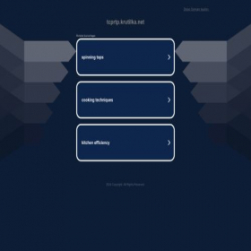 Скриншот главной страницы сайта krutilka.net