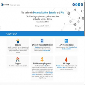 Скриншот главной страницы сайта kswallet.net