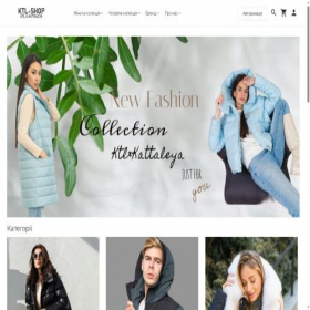 Скриншот главной страницы сайта ktl-shop.com.ua