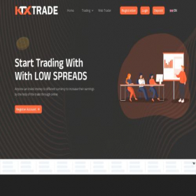 Скриншот главной страницы сайта ktx-trade.com