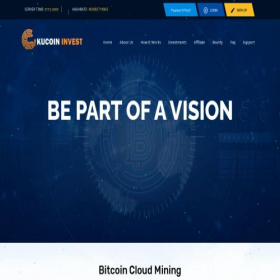 Скриншот главной страницы сайта kucoin-investment.org
