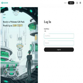 Скриншот главной страницы сайта kucoin.vecel.live