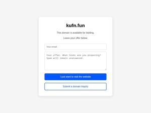 Скриншот главной страницы сайта kufn.fun
