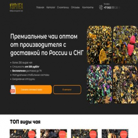 Скриншот главной страницы сайта kupitea.ru
