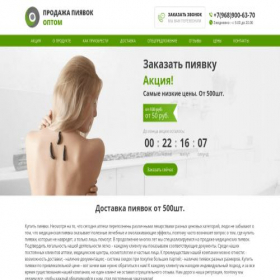 Скриншот главной страницы сайта kupitpiyavki.ru