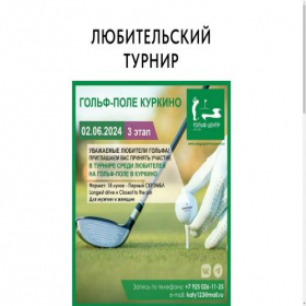 Скриншот главной страницы сайта kurkinogolf.tilda.ws