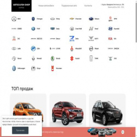 Скриншот главной страницы сайта kursk.avtosalon.shop