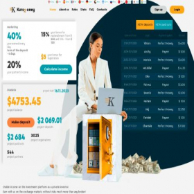 Скриншот главной страницы сайта kursmoney.online