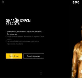 Скриншот главной страницы сайта kursy-krasota.online