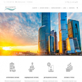 Скриншот главной страницы сайта kursy.courses