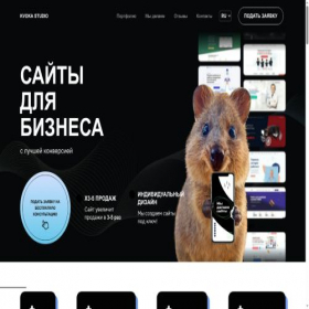 Скриншот главной страницы сайта kvoka.com